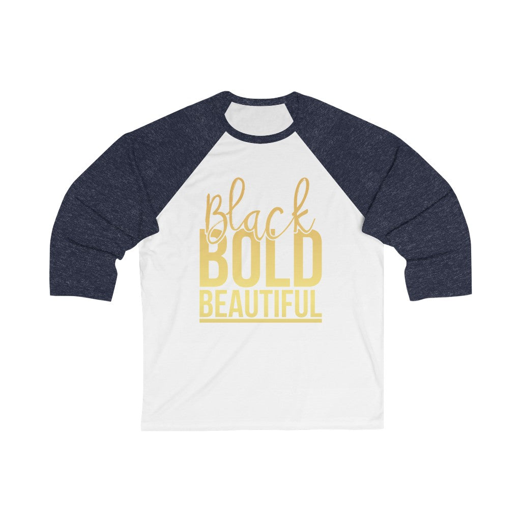 Unisex 3/4 Sleeve Baseball Tee