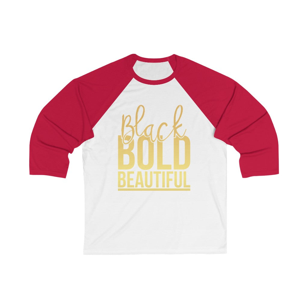 Unisex 3/4 Sleeve Baseball Tee