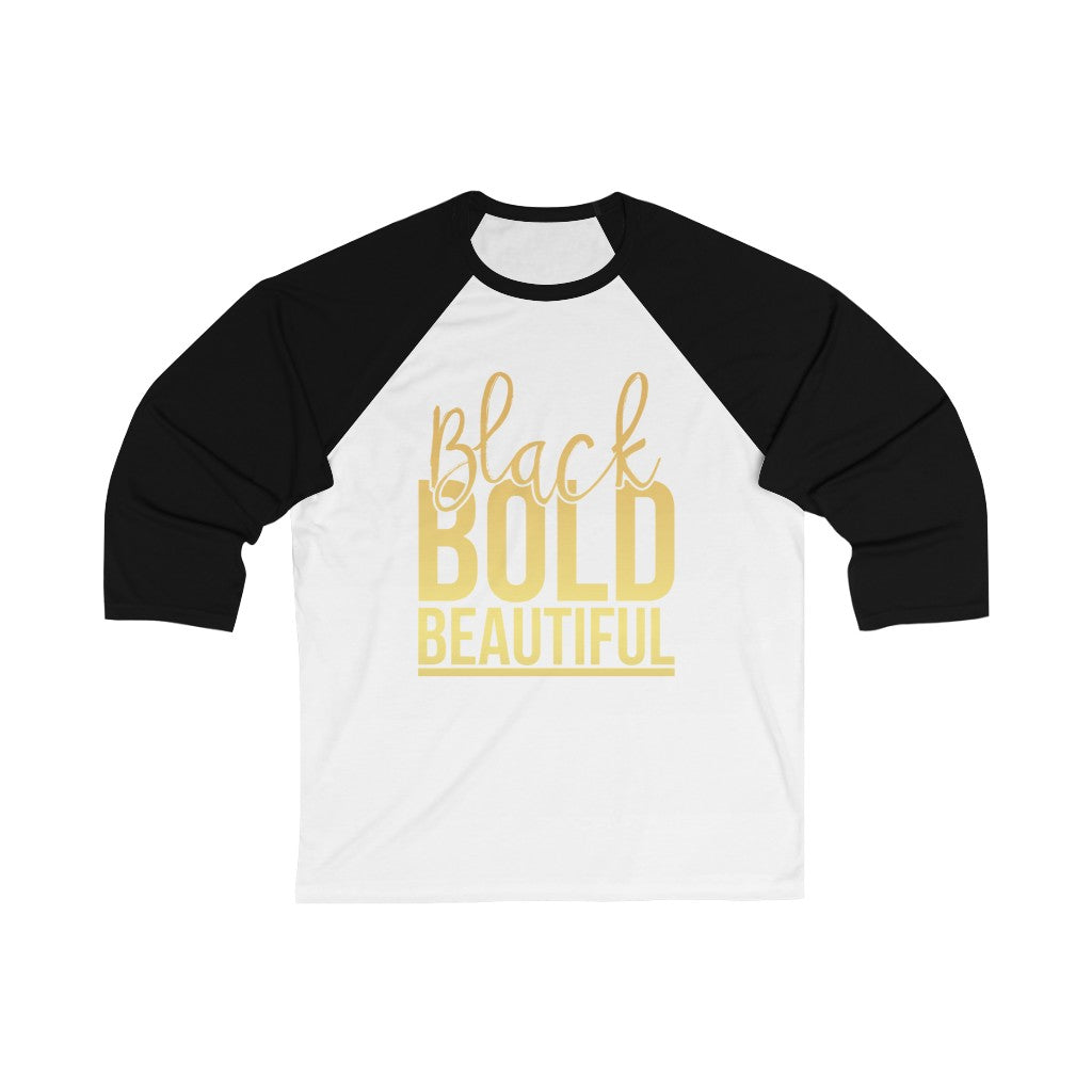 Unisex 3/4 Sleeve Baseball Tee