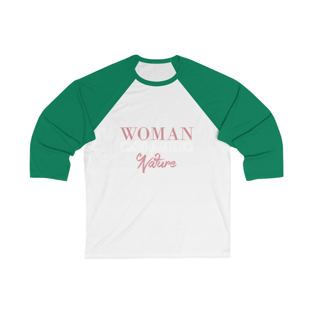 Unisex 3/4 Sleeve Baseball Tee